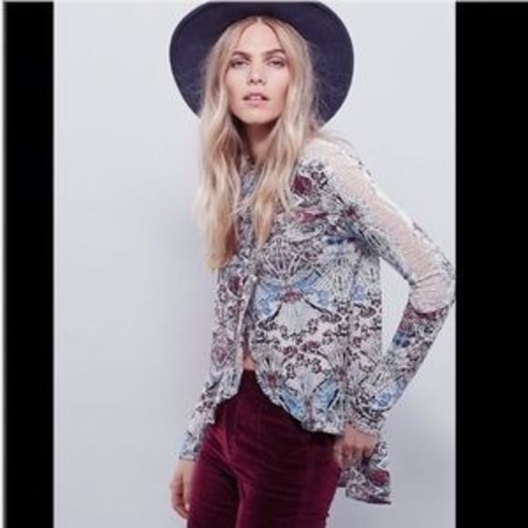 Free People Boho Blouse - Picture 2 of 5